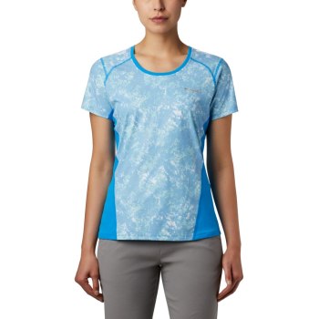 Columbia T-Shirt Dames, Solar Chill 2.0 Short Sleeve Blauw, 96ZQHOJWM